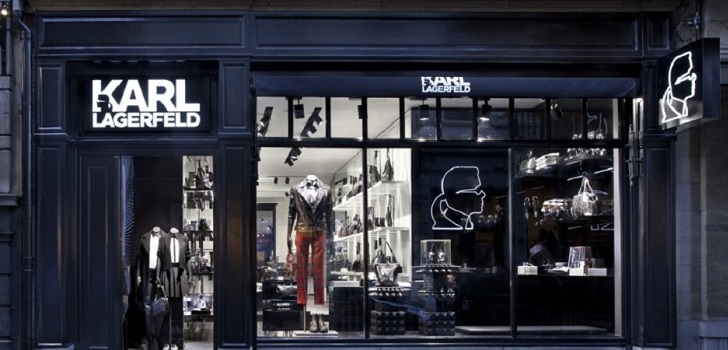 Tienda de Karl Lagerfeld en Londres. Karl Lagerfeld busca hueco en España: tantea locales para abrir su primera tienda en el país con Via Emilia